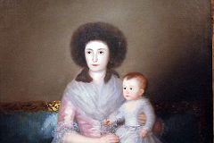 30 The Countess of Altamira and her infant daughter - Francisco de Goya 1787-88 - Robert Lehman Collection New York Metropolitan Museum Of Art